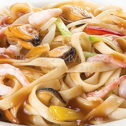 Лапша с морепродуктами
