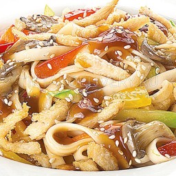 Лапша с курицей по-японски