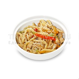 Удон с курицей