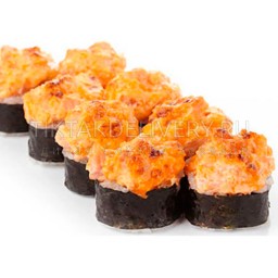 Ролл запеченный с лососем