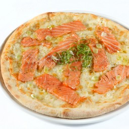 Пицца с семгой