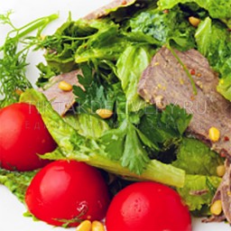 Салат с телятиной