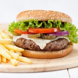 Бургер с мясом