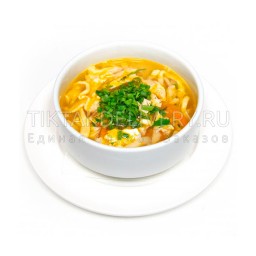 Куриный суп с домашней лапшой