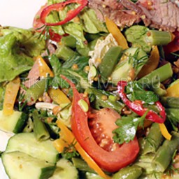 Салат "Острый с телятиной"