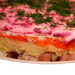 Салат "Слойка овощная"